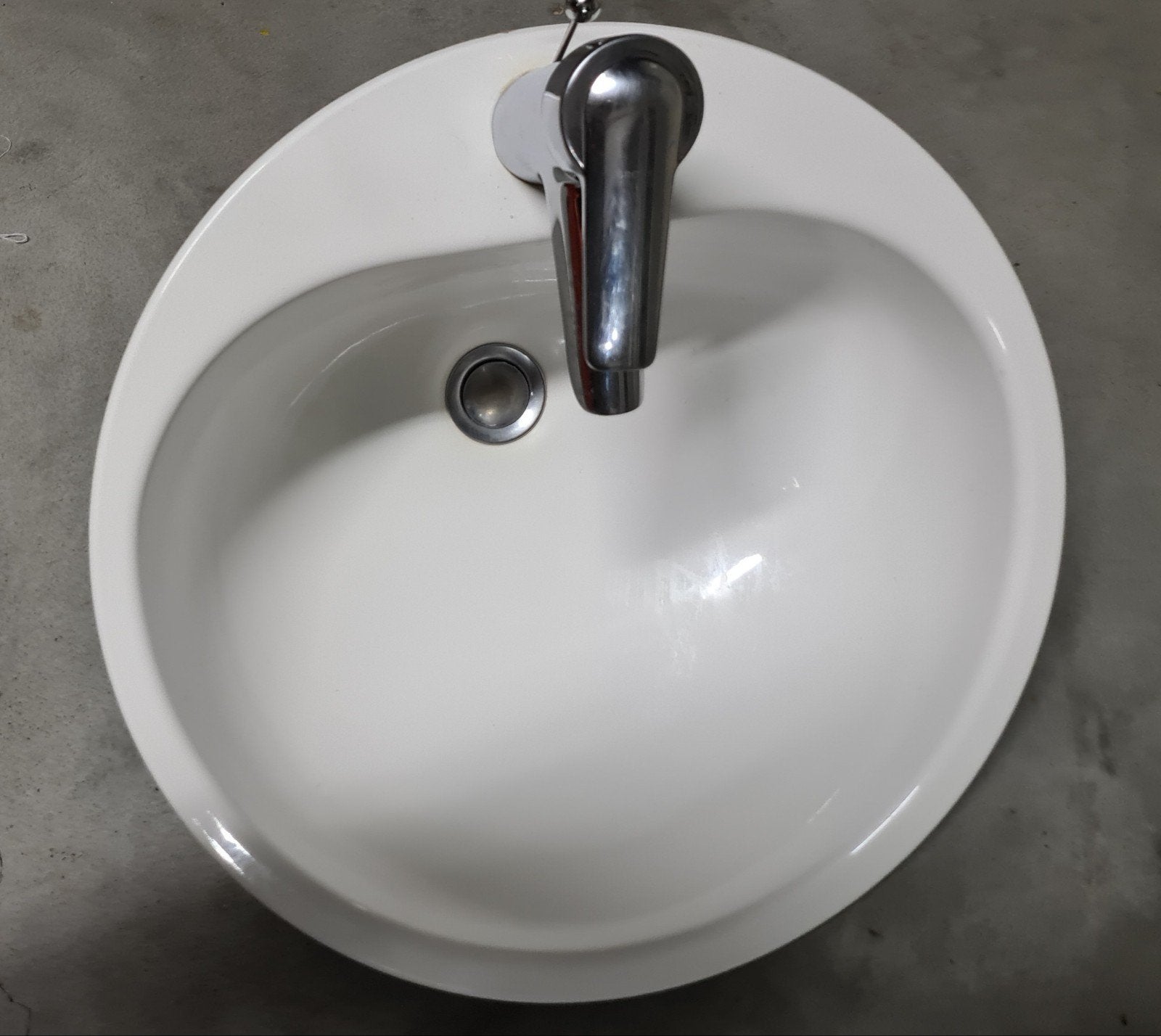 Lavabo + robinet Grohe, Maison & Meubles, Enlèvement, Utilisé