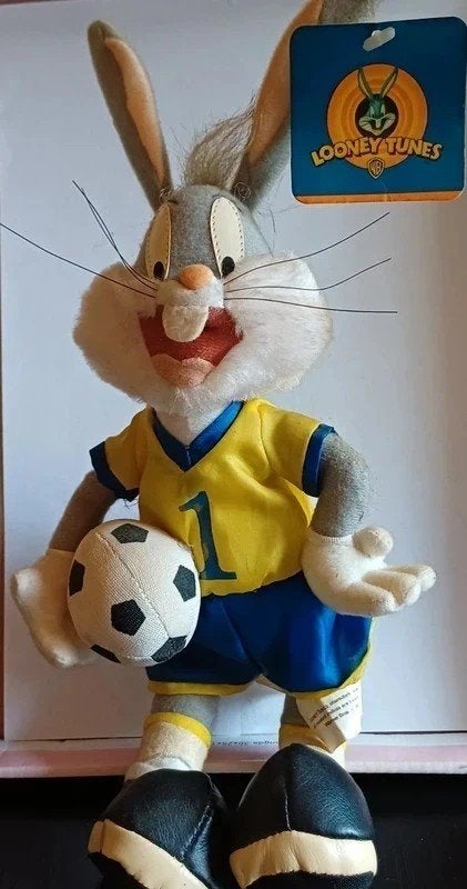 Peluche Vintage Bugs Bunny  Looney Tunes avec étiquette, Avec étiquette, Disney, Lapin, Autres marques