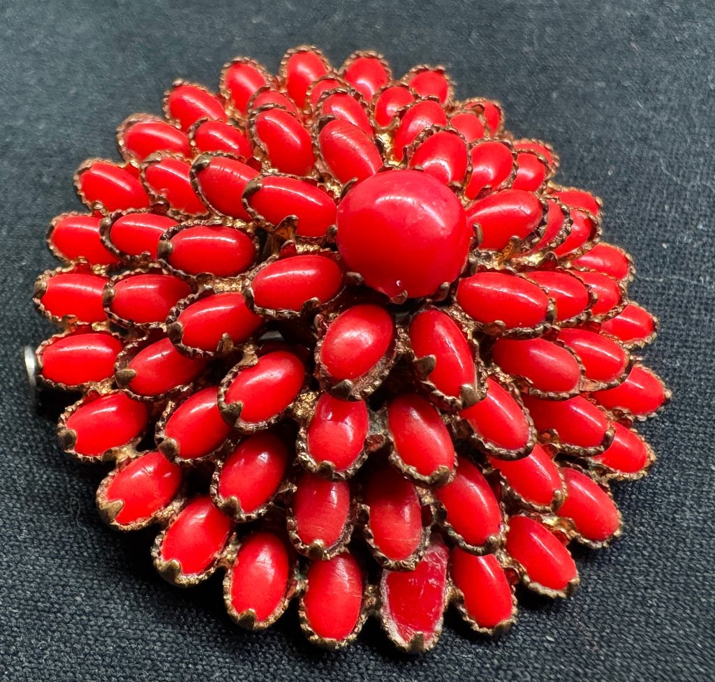 Vintage broche uit de jaren 70, Handtassen en Accessoires, Antieke sieraden, Ophalen of Verzenden, Overige materialen, Broche