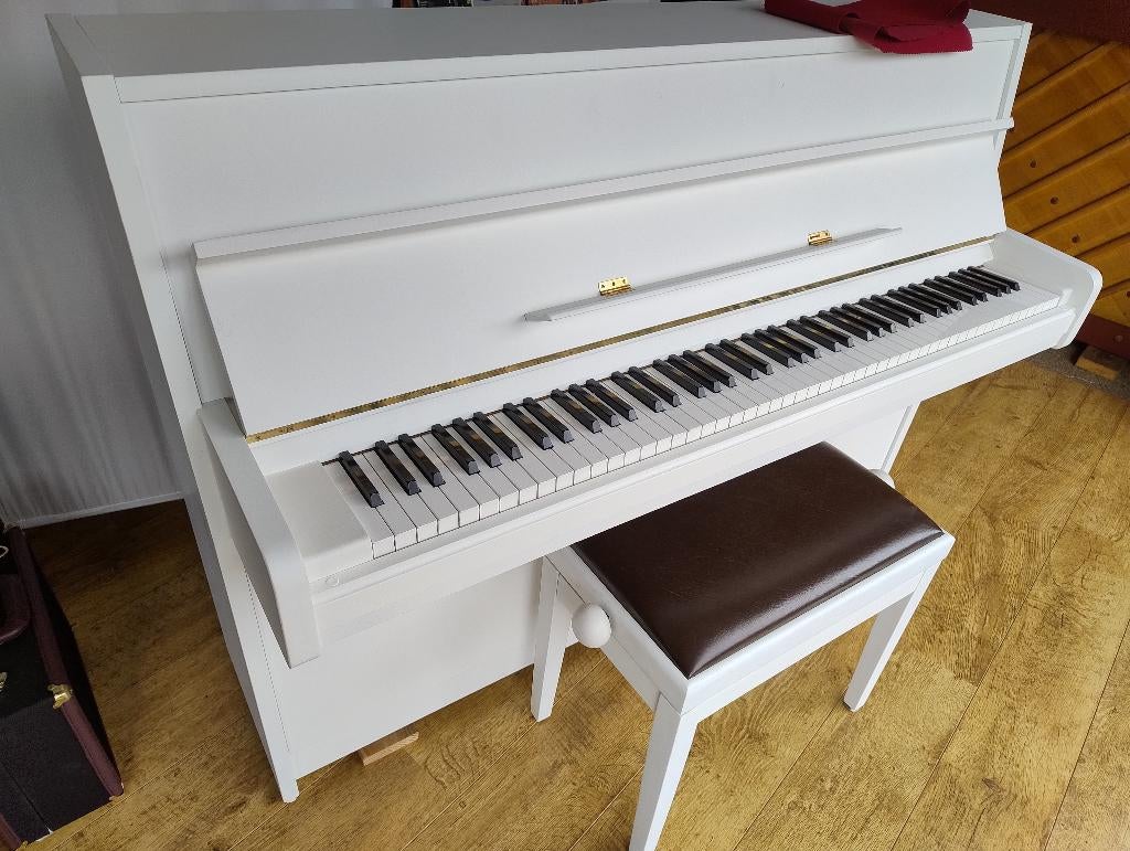 Yamaha piano wit, Muziek en Instrumenten, Verzenden, Gebruikt, Wit, Piano