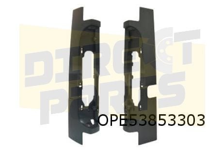 Opel Vivaro A (6/01-10/14) achterlichtafdekkingen Links zwar, -, Verzenden, -, Opel