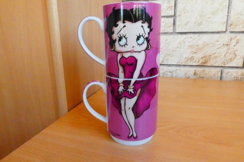 Betty Boop mug superposé 2006, Enlèvement ou Envoi, Neuf, Humain