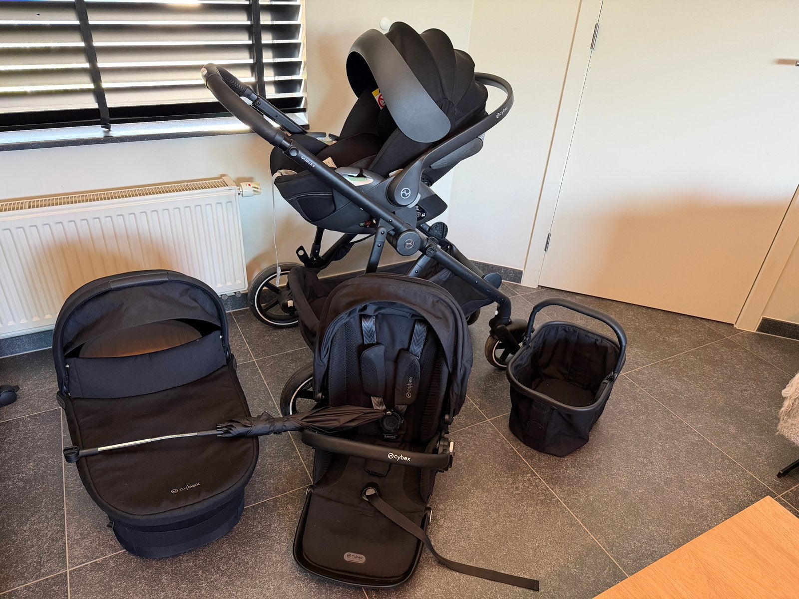 Cybex Gazelle S Duo, Kinderen en Baby's, Zo goed als nieuw, Verstelbare duwstang, Ophalen, Kinderwagen