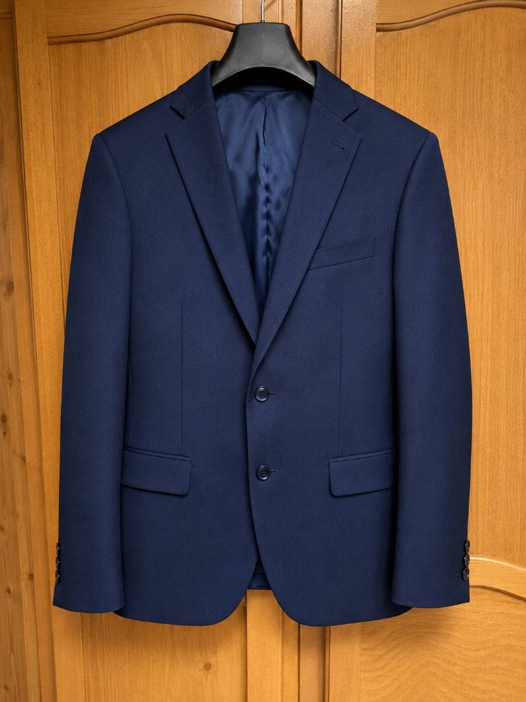 Veste de costume WE Fashion, Enlèvement ou Envoi, Comme neuf, Bleu, Taille 48/50 (M)