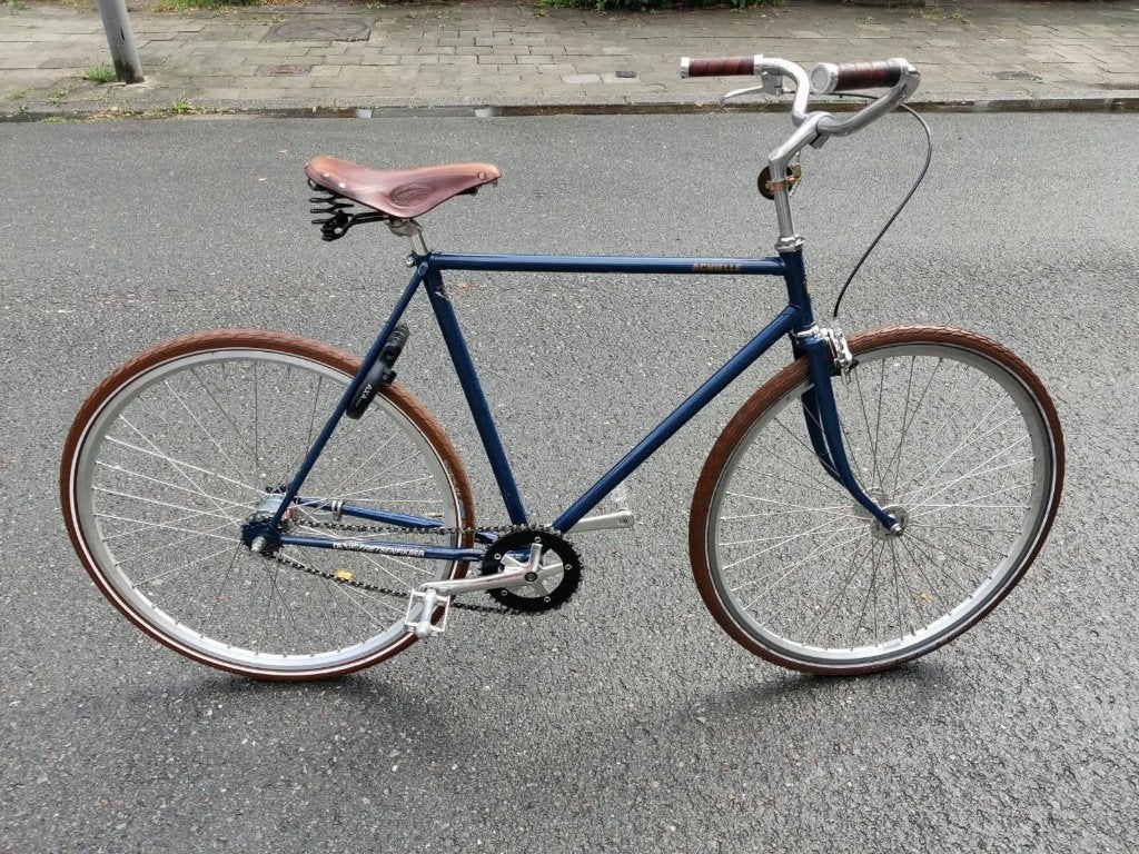Achielle Sam stadsfiets, Terugtraprem, Gebruikt, Versnellingen, Ophalen