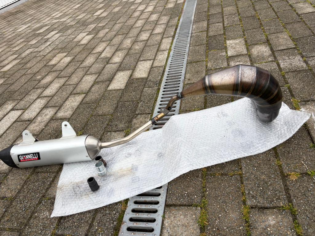 Gianelli uitlaat sherco 50/70cc, Ophalen