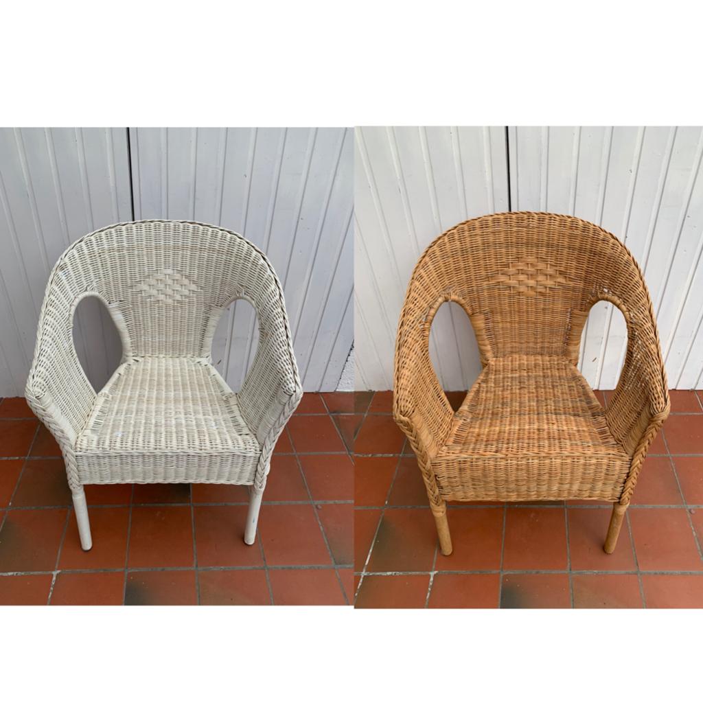 Rotan stoel 20€ per stuk, Ophalen, Gebruikt, Hout