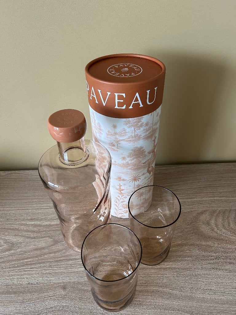Paveau fles en 2 glazen Swirl, Enlèvement, Neuf