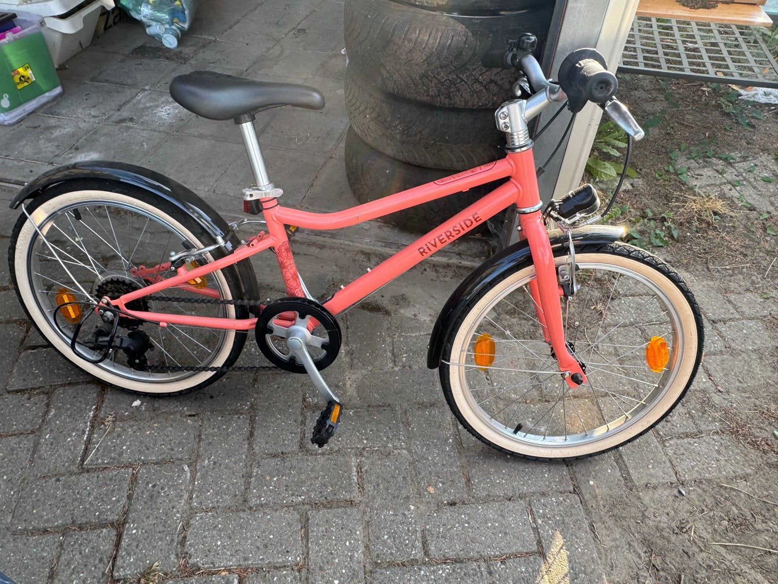 Vélo pour enfants Riverside 20 pouces + casque Btwin, Enlèvement, Comme neuf, 16 à 20 pouces
