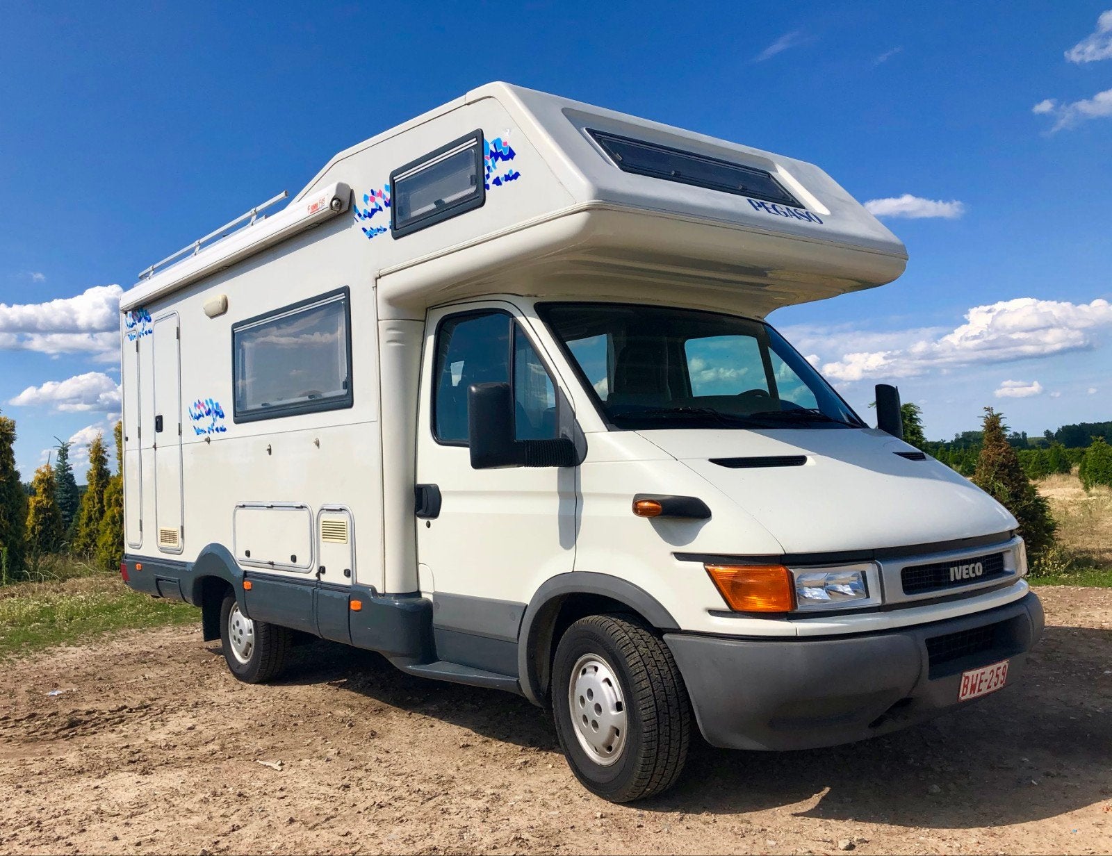 Mobil-home Iveco Dailly, Particulier, Porte-vélos, Douche