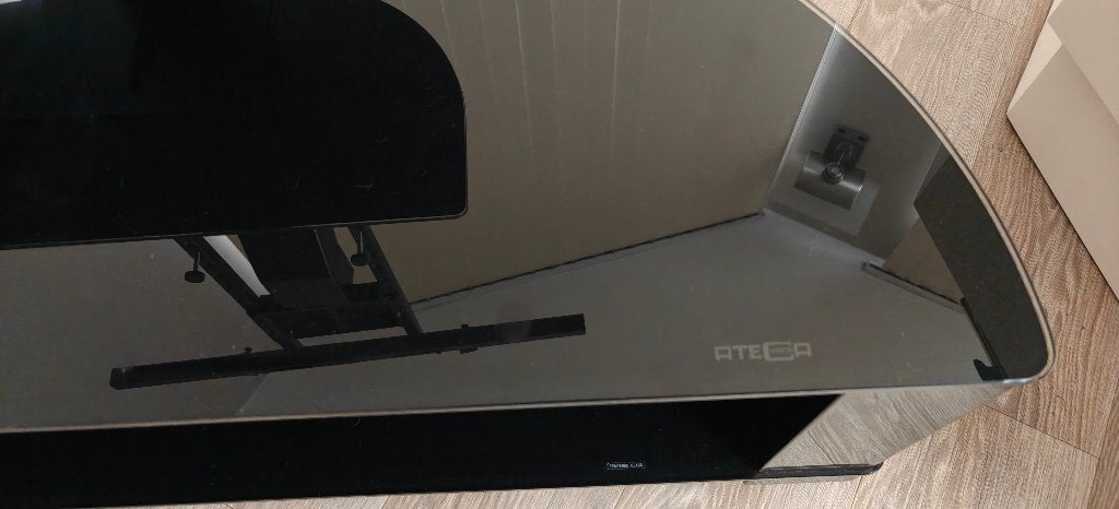 Meuble Télé multimédia Ateca noir, Maison & Meubles, Enlèvement, Neuf