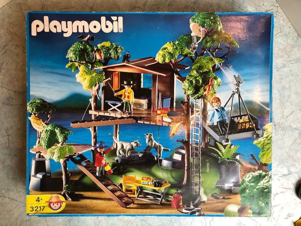 Playmobil Cabane Aventurier dans les Bois 3217, Enlèvement, Comme neuf, Ensemble complet