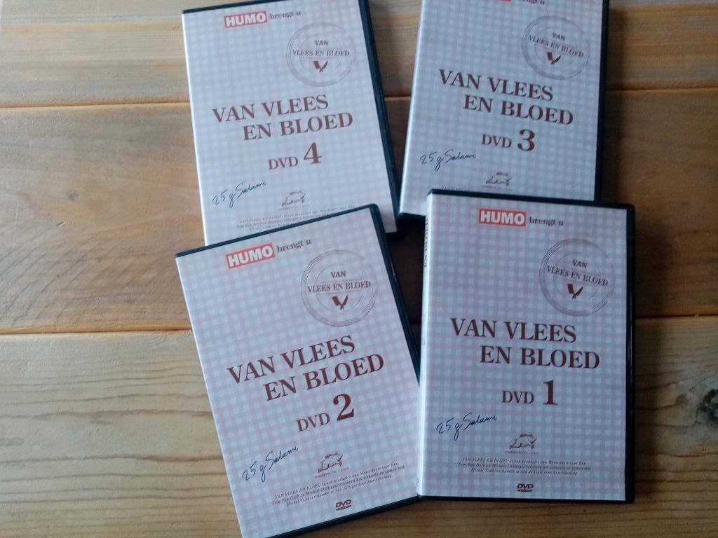 Dvd 'Van vlees en bloed' - volledige reeks, Alle leeftijden, Ophalen of Verzenden, Zo goed als nieuw, Komedie