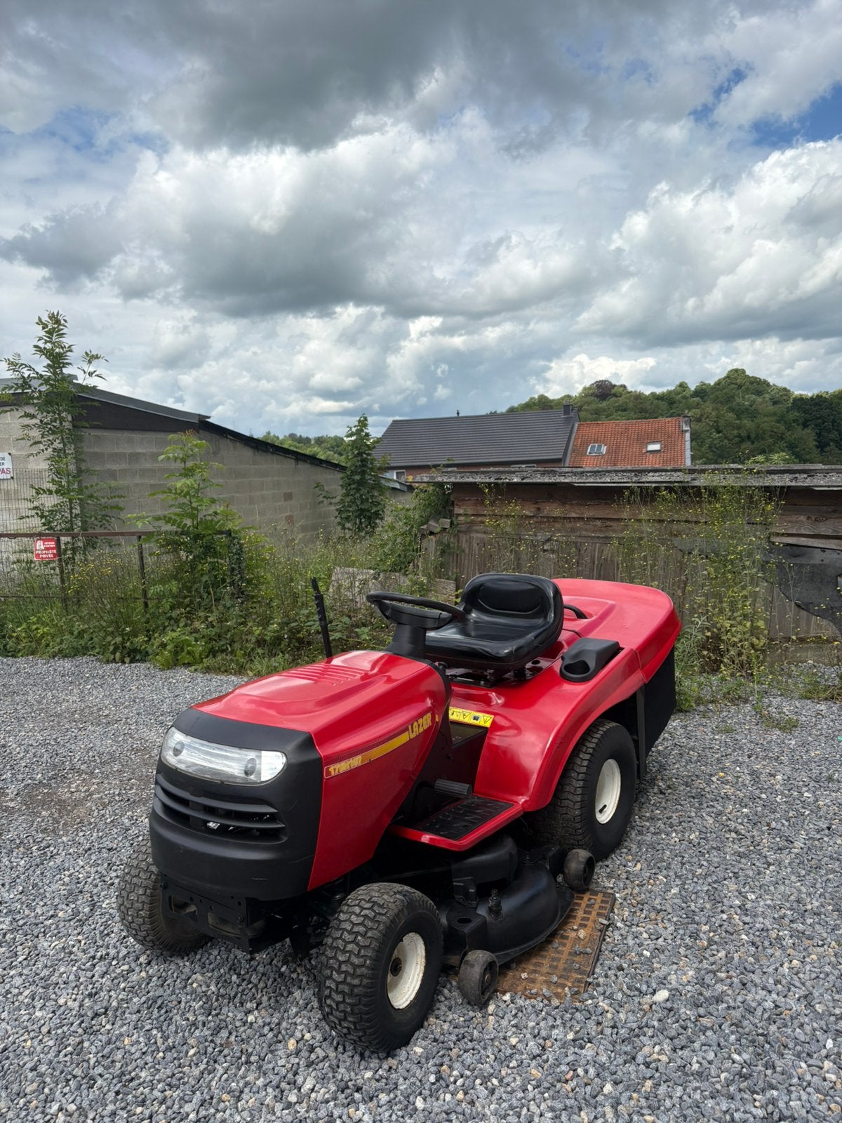 À vendre : Tracteur tondeuse Honda HOP Lazer – 2007, Enlèvement ou Envoi, Comme neuf, Bac de ramassage