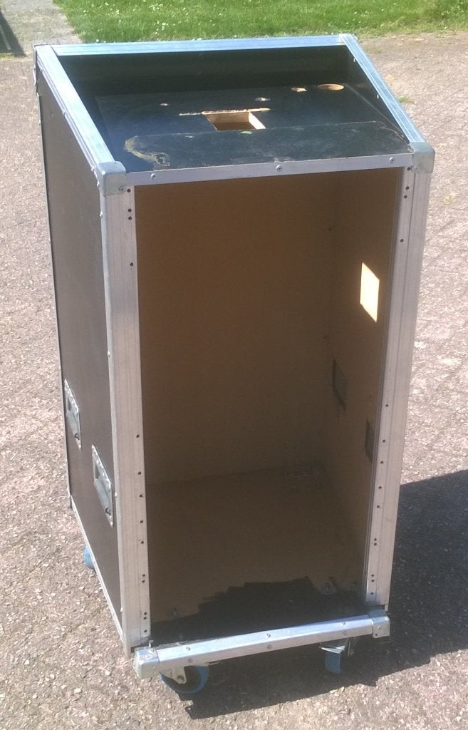 DJ-Booth op wielen 19 inch 20HE, Musique & Instruments, Enlèvement ou Envoi, Utilisé, Autres instruments, Flight case