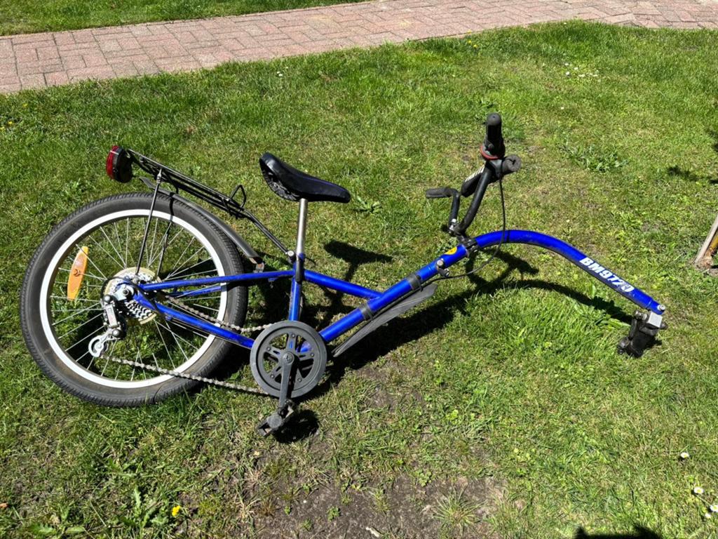 Aanhangfiets, Fietsen en Brommers, Ophalen, Gebruikt, Velgrem