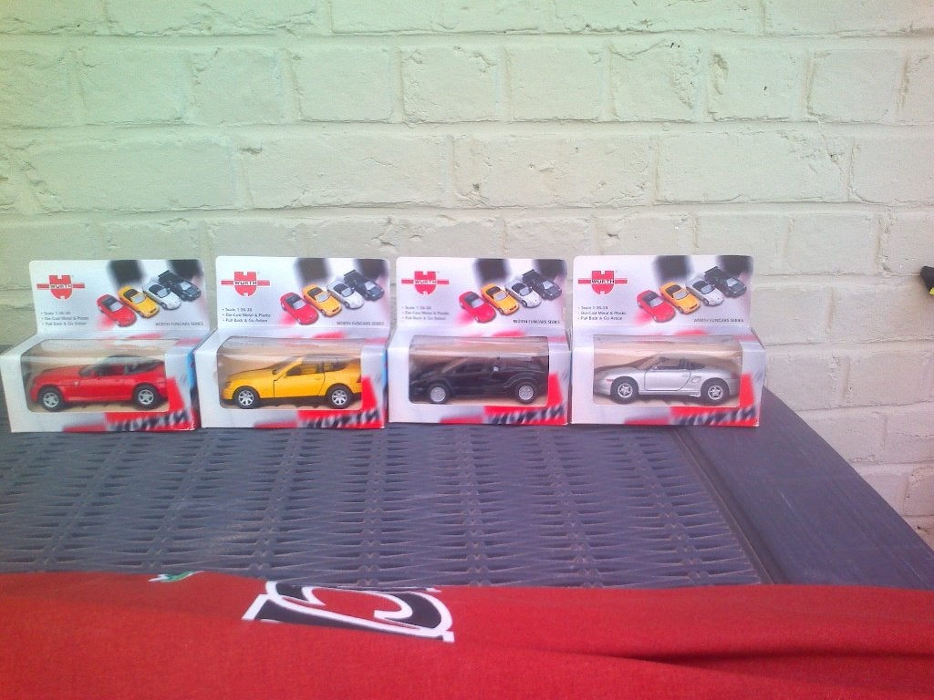 4 Wurth funcars., Verzamelen, Automerken, Motoren en Formule 1, Nieuw, Auto's, Ophalen of Verzenden
