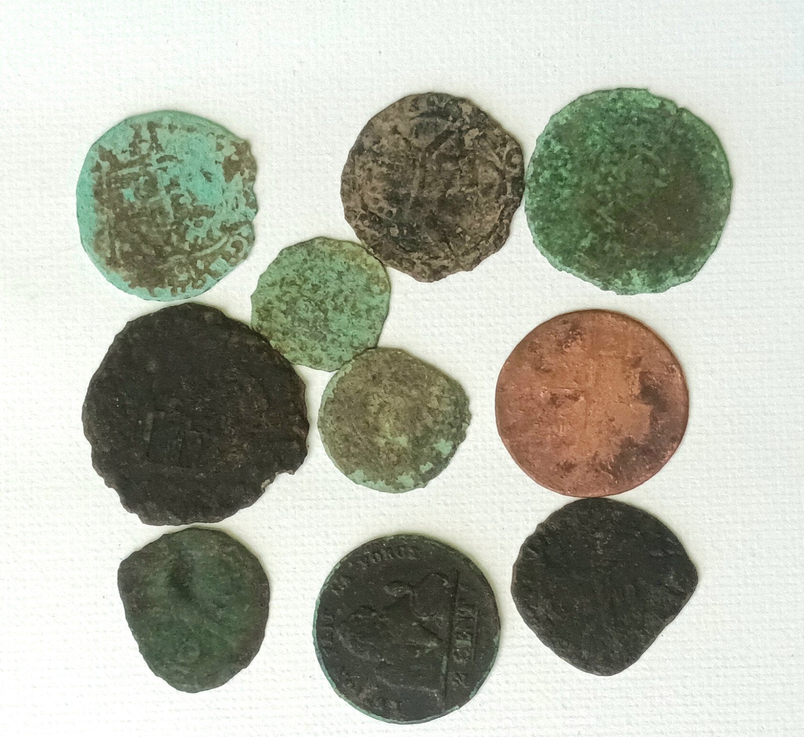 lot de 10 pièces trouvées près de Maastricht, Envoi