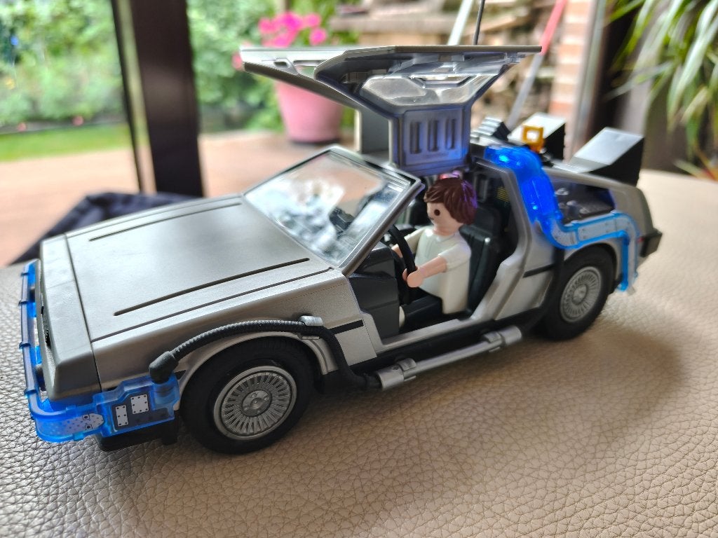 Playmobil Back to the Future DeLorean (set 70317), Autres séries, Comme neuf, Véhicule, Kit complet
