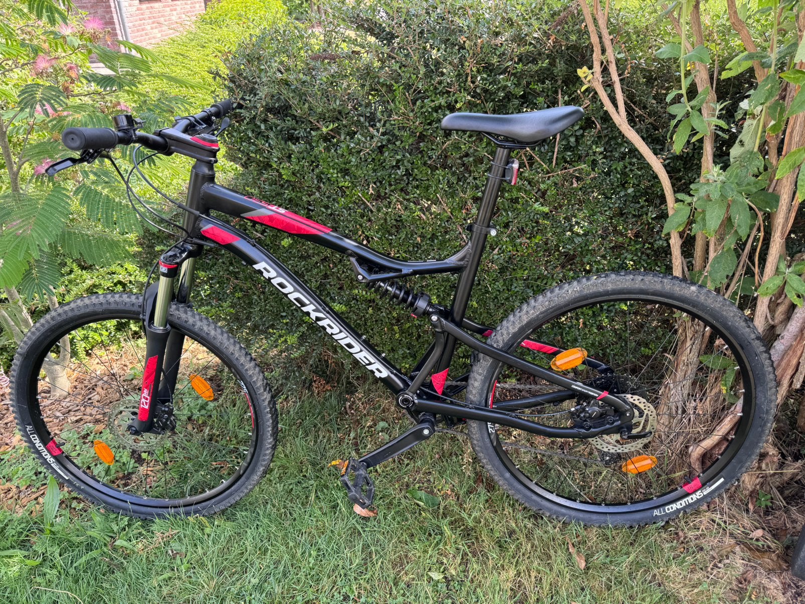 VTT rockrider taille xl 27,5 pouces, 24 pouces ou plus, Aluminium, Comme neuf, Enlèvement