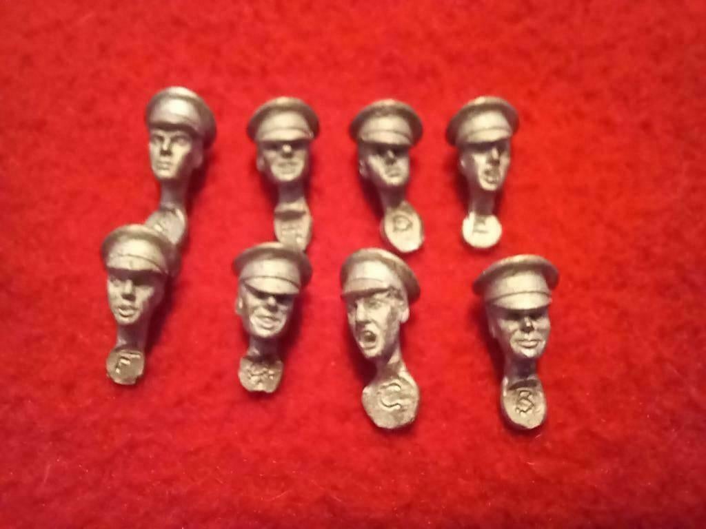 Scale-Link 1914-18 WAR : AB1- 8X Heads 1/32, Enlèvement, Comme neuf, Plus grand que 1:35, Personnage ou Figurines