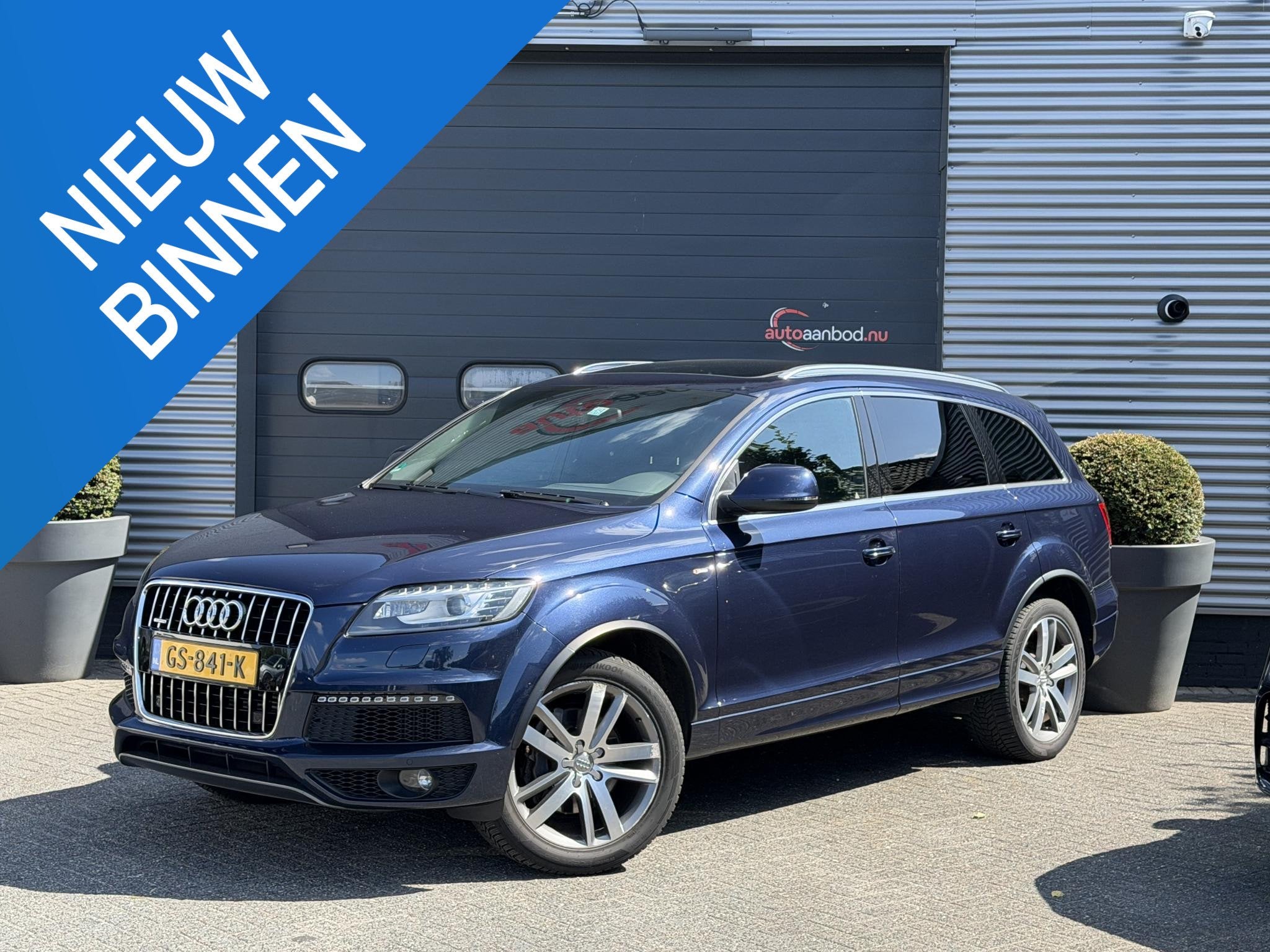 Audi Q7 3.0 TDI quattro Pro Line S 5+2 | Panoramadak | Camer, Auto's, Automaat, Zwart, Bi-Xenon koplampen, Blauw
