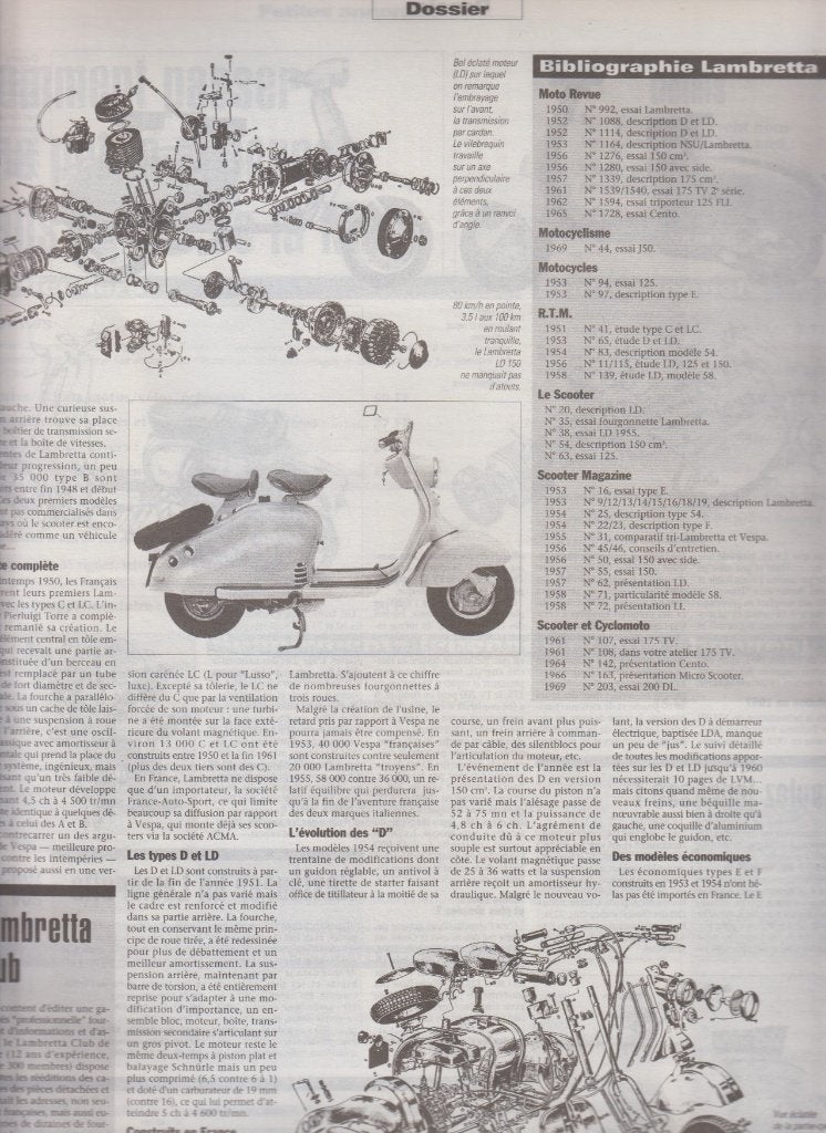 Scooters Lambretta collection, Livres, Journaux & Revues, Envoi, Utilisé