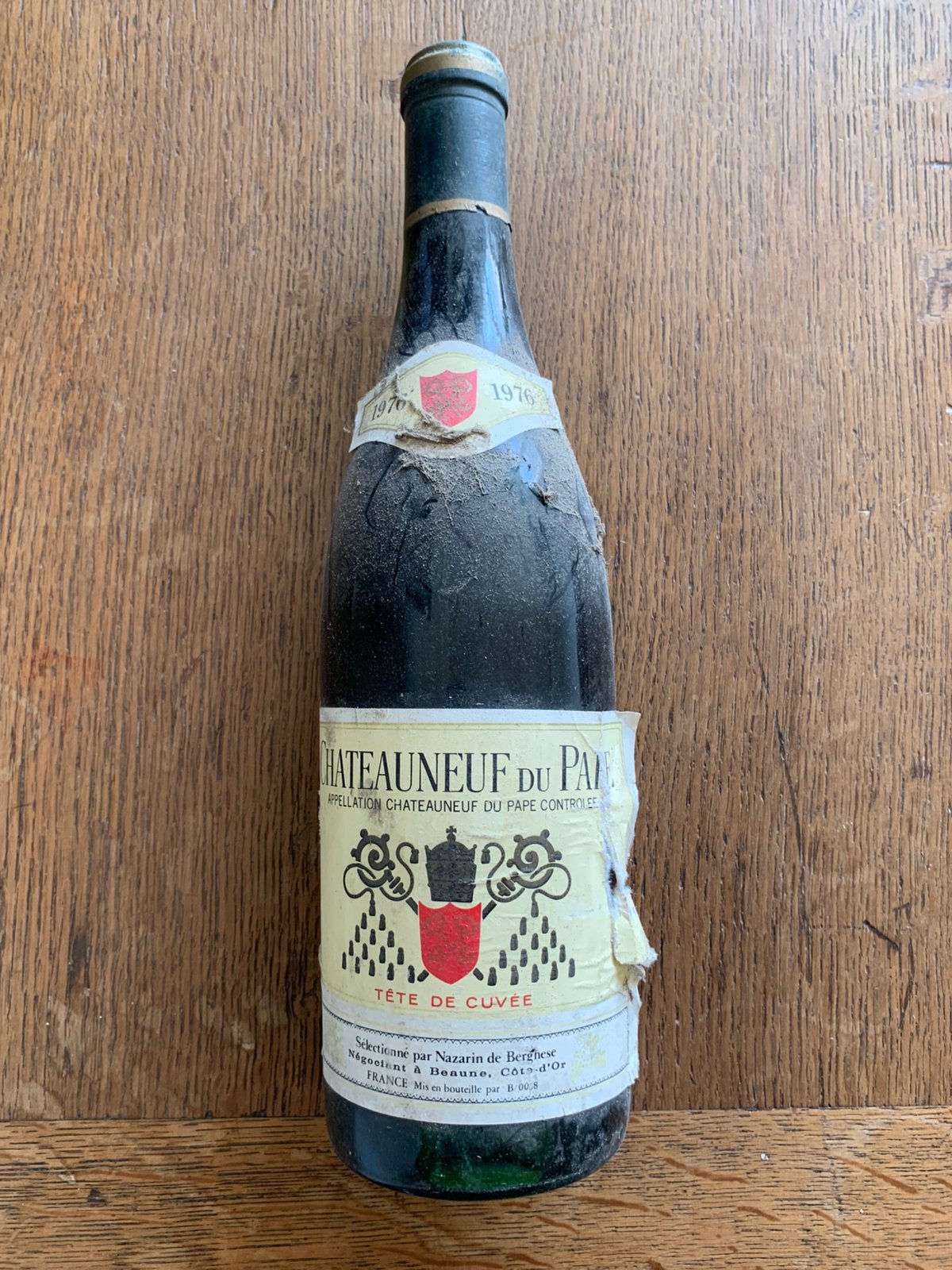 châteauneuf du pape 1976 tête de cuvée, Verzamelen, Ophalen, Zo goed als nieuw