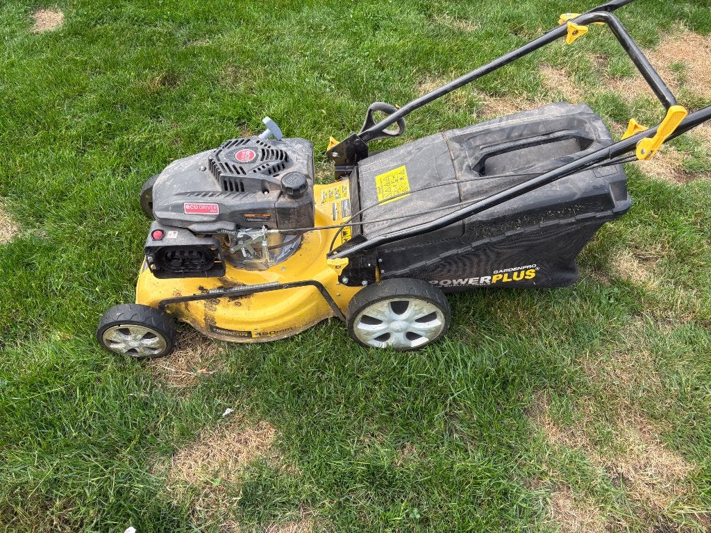 Grasmachine powerplus, Tuin en Terras, Ophalen, Cirkelmaaier, Gebruikt, Opvangbak