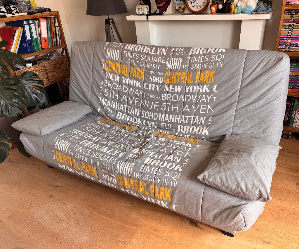 Canapé clic-clac L:190cm x l:130cm, Moins de 75 cm, Moins de 150 cm, Banc droit, Enlèvement