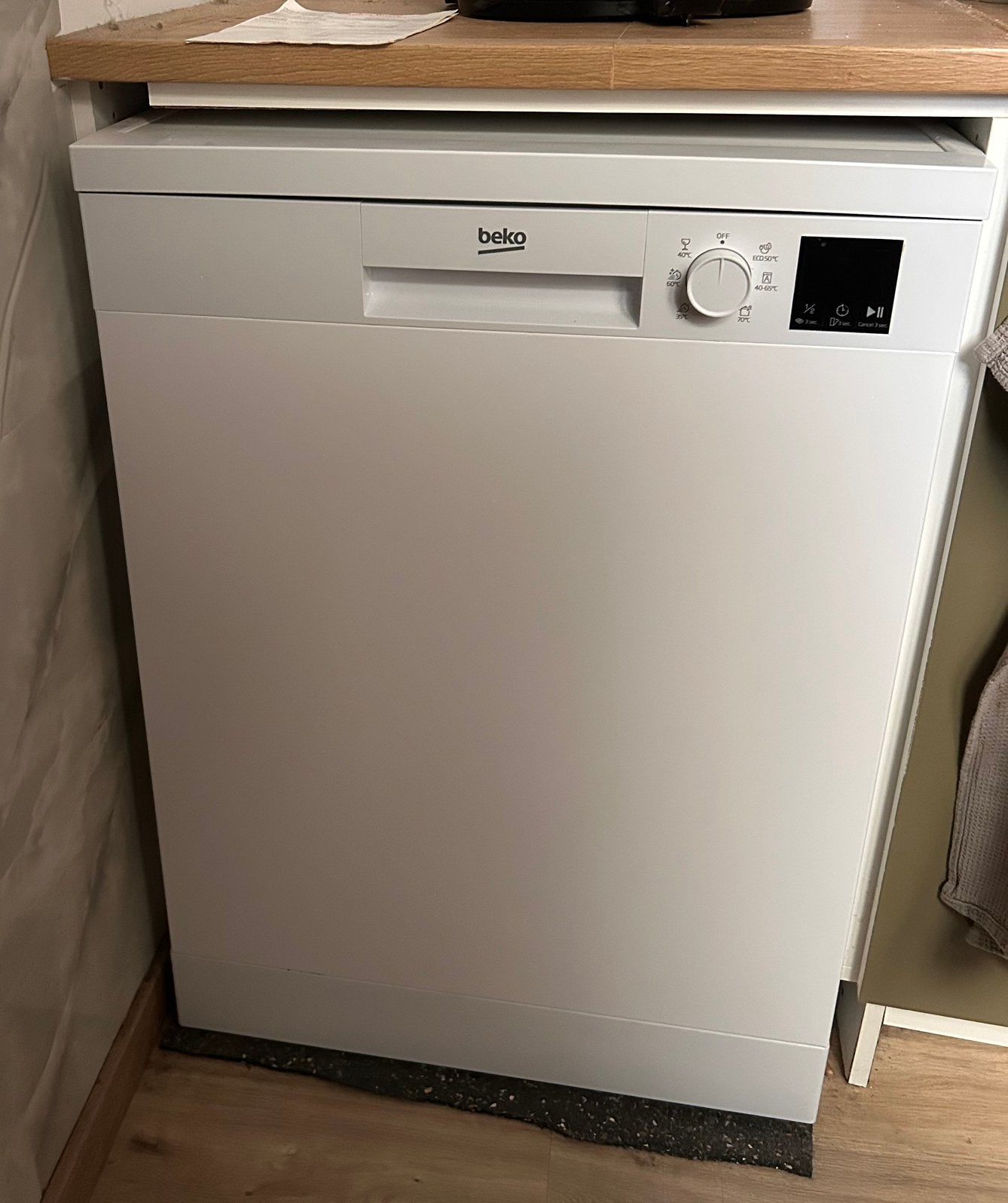 Vaatwasser Beko, Elektronische apparatuur, Ophalen, Gebruikt, 60 cm of meer, Eco programma