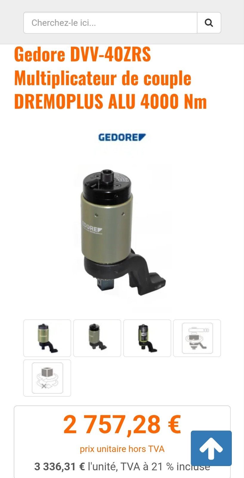 demultiplicateur GEDORE DVV-40ZRS 4000Nm, Bricolage & Construction, Enlèvement, Gedore