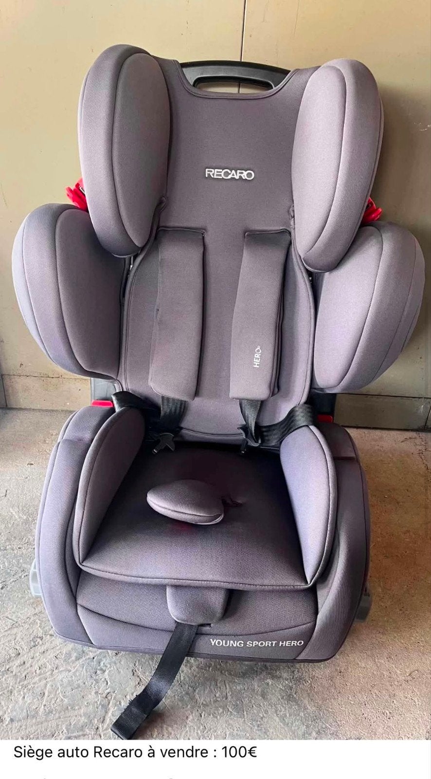 Siège auto Recaro, Autres marques, Ceinture de sécurité, Comme neuf, Protection latérale