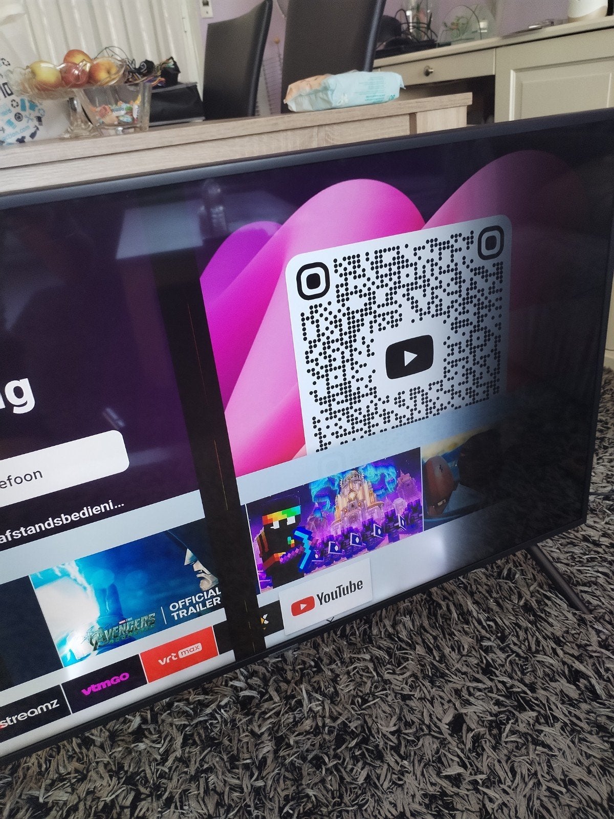 Samsung smart tv 49 inch 124 cm voor onderdelen UE49NU7100, Ophalen, Gebruikt, Samsung, 100 cm of meer