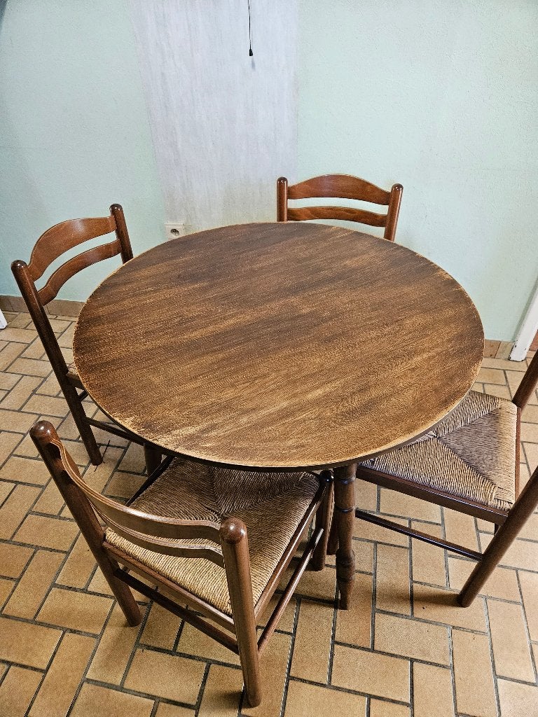 Eettafel, Huis en Inrichting, Ophalen, Gebruikt, Vier personen, Rond
