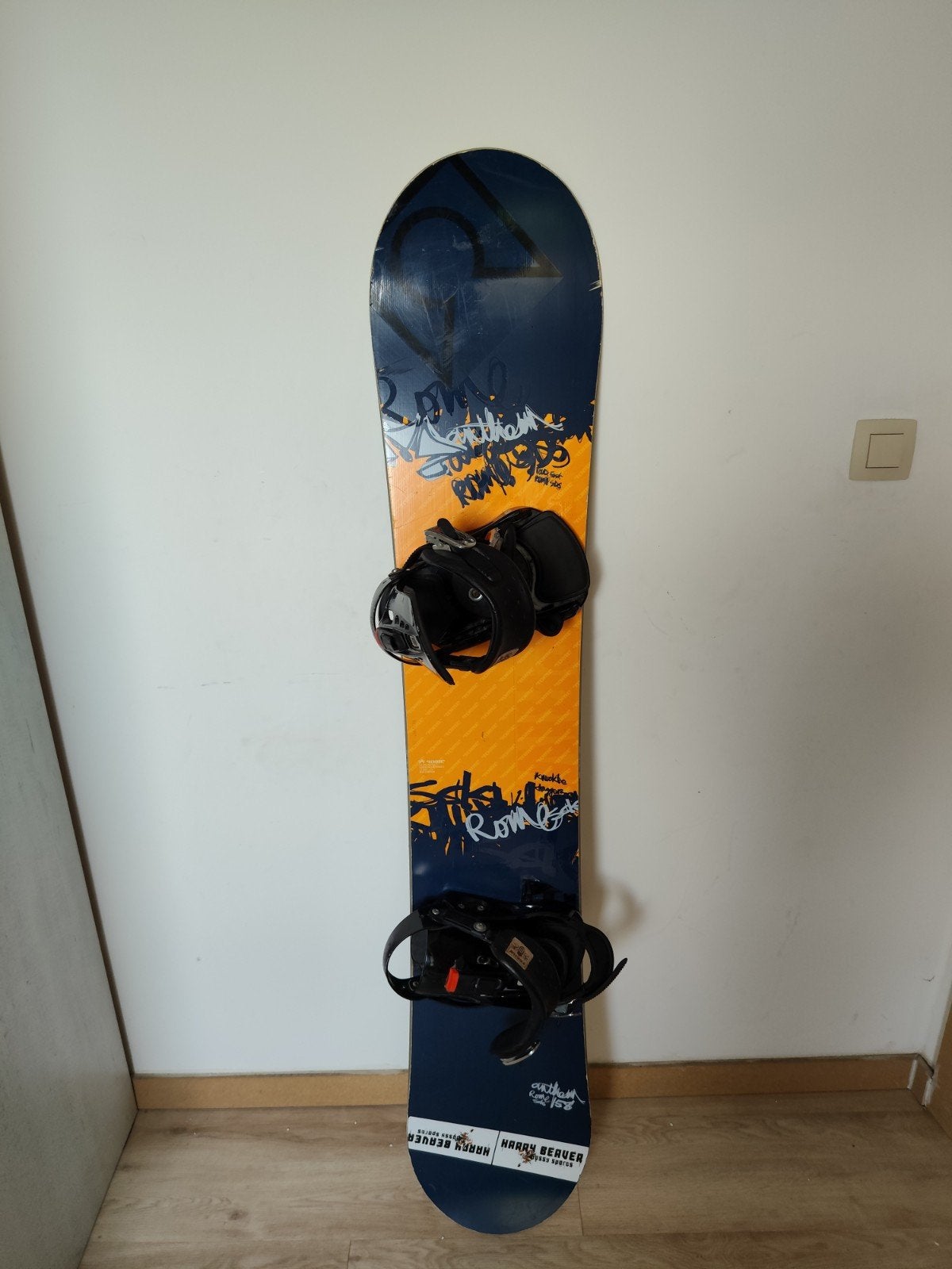 snowboard rome, Enlèvement, Fixations