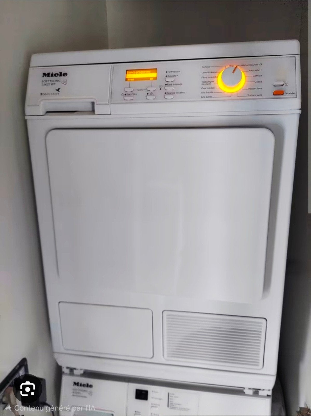 miele seche linge pompe à chaleur  8kg A+++, Electroménager