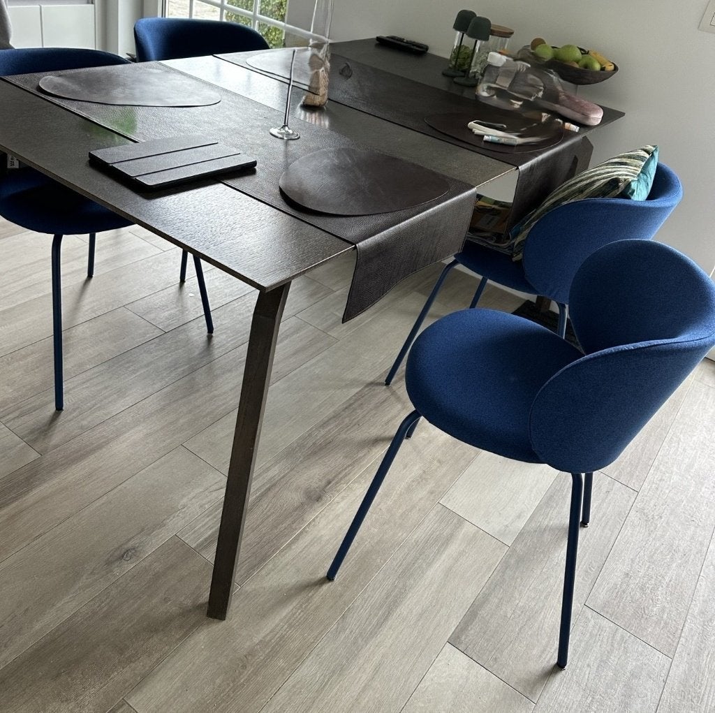 4 ikea stoelen krylbo tonerud, Huis en Inrichting, Stoelen, Ophalen, Blauw, Design, Zo goed als nieuw