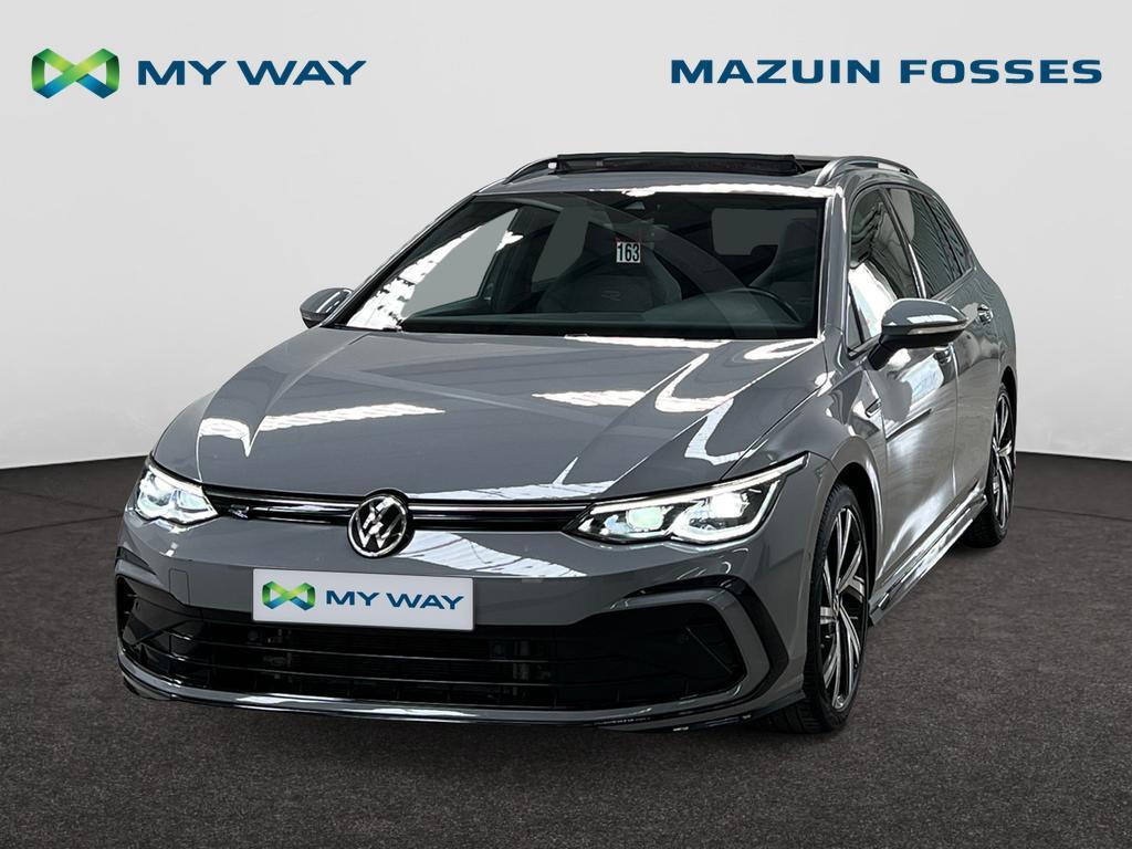 Volkswagen Golf Variant VIII Golf SW 2.0 SCR TDi R-Line DSG, Auto's, Automaat, Golf, Zilver of Grijs, Te koop