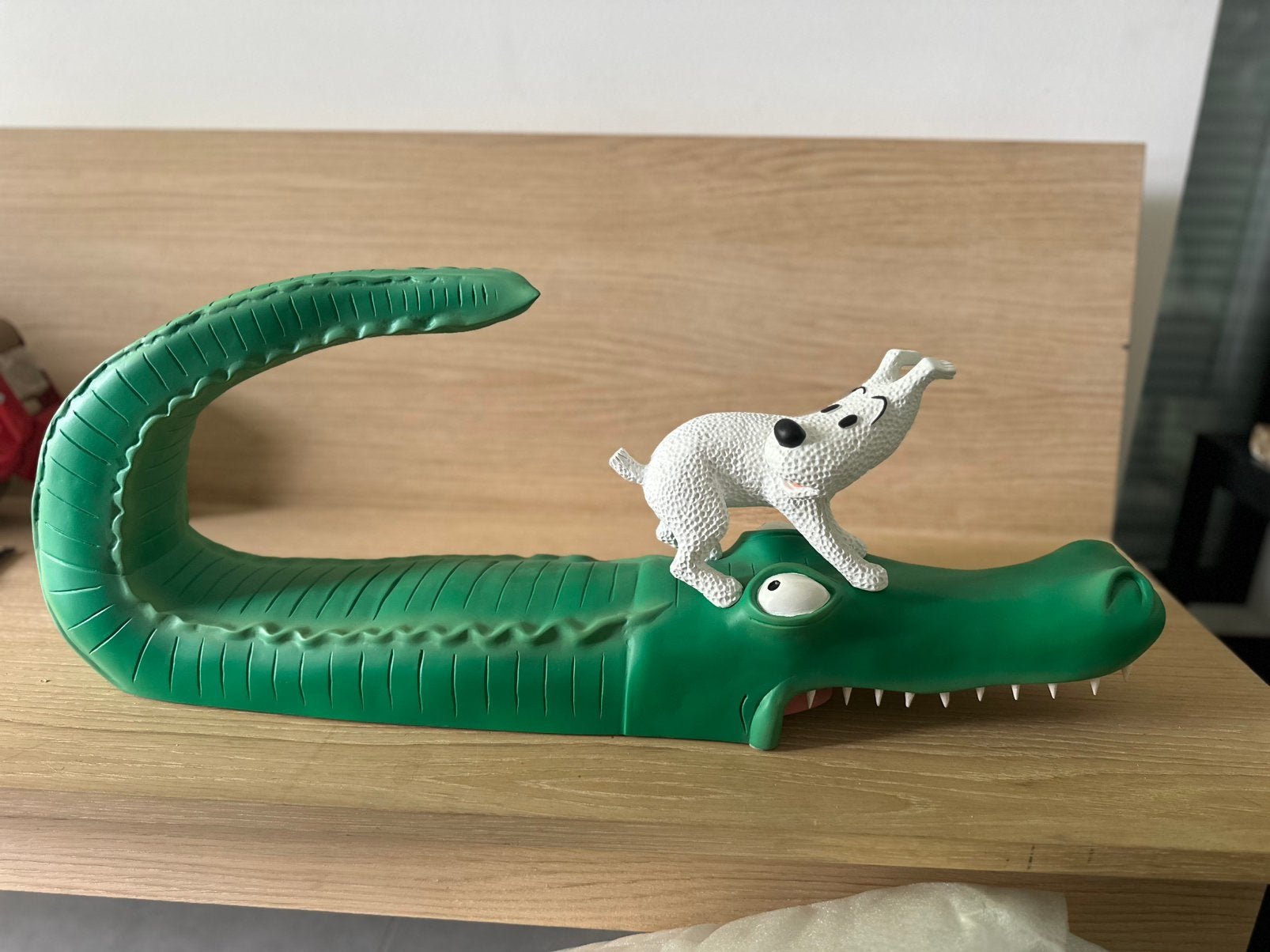 Kuifje Snowy op de krokodil, Ophalen of Verzenden, Zo goed als nieuw