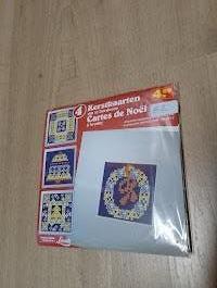 kerst kaarten borduren, Ophalen of Verzenden, Nieuw, Handborduren, Borduurpakket