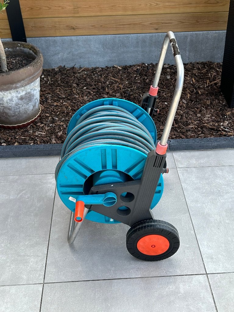 Moulinet GARDENA 50 m, Jardin & Terrasse, Enlèvement, Utilisé, Tuyau d'arrosage