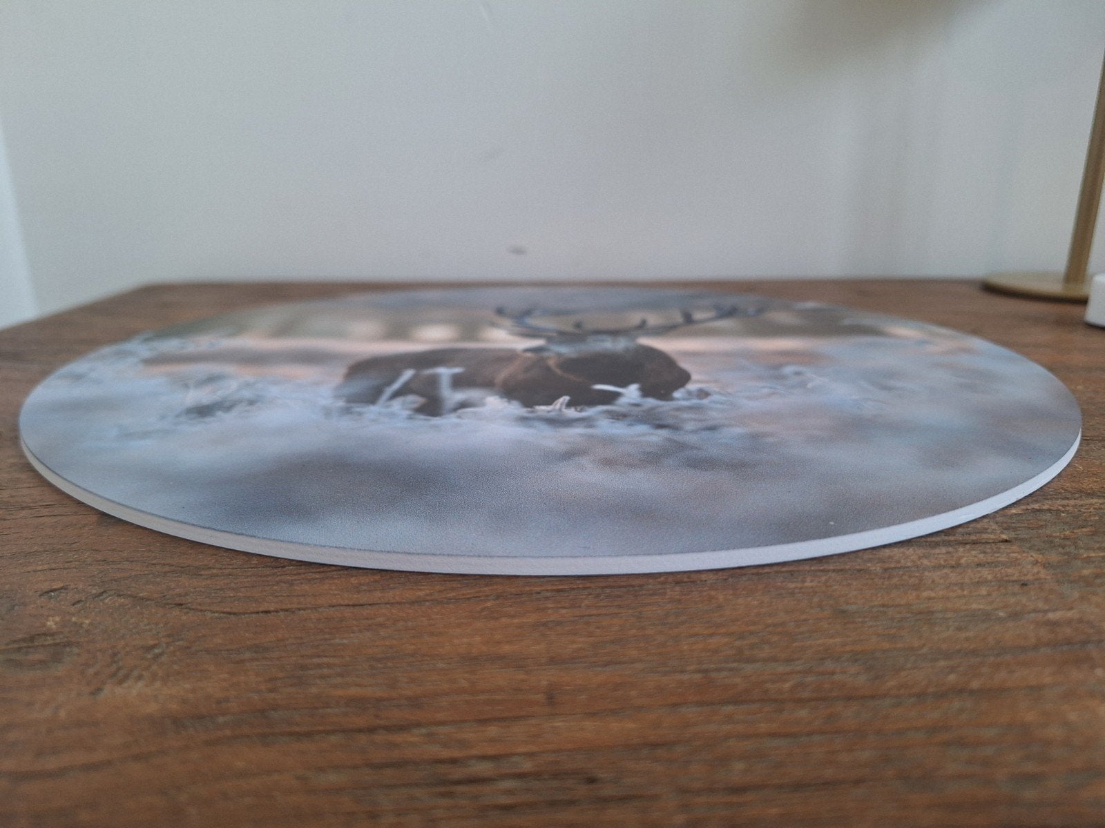 Wandcirkel edelhert, 30 cm, Nieuw, Ophalen of Verzenden, Wandcirkel