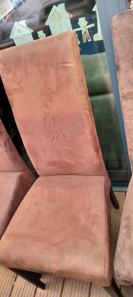 4 stoelen, €5 per stuk, Huis en Inrichting, Stoelen, Ophalen, Stof