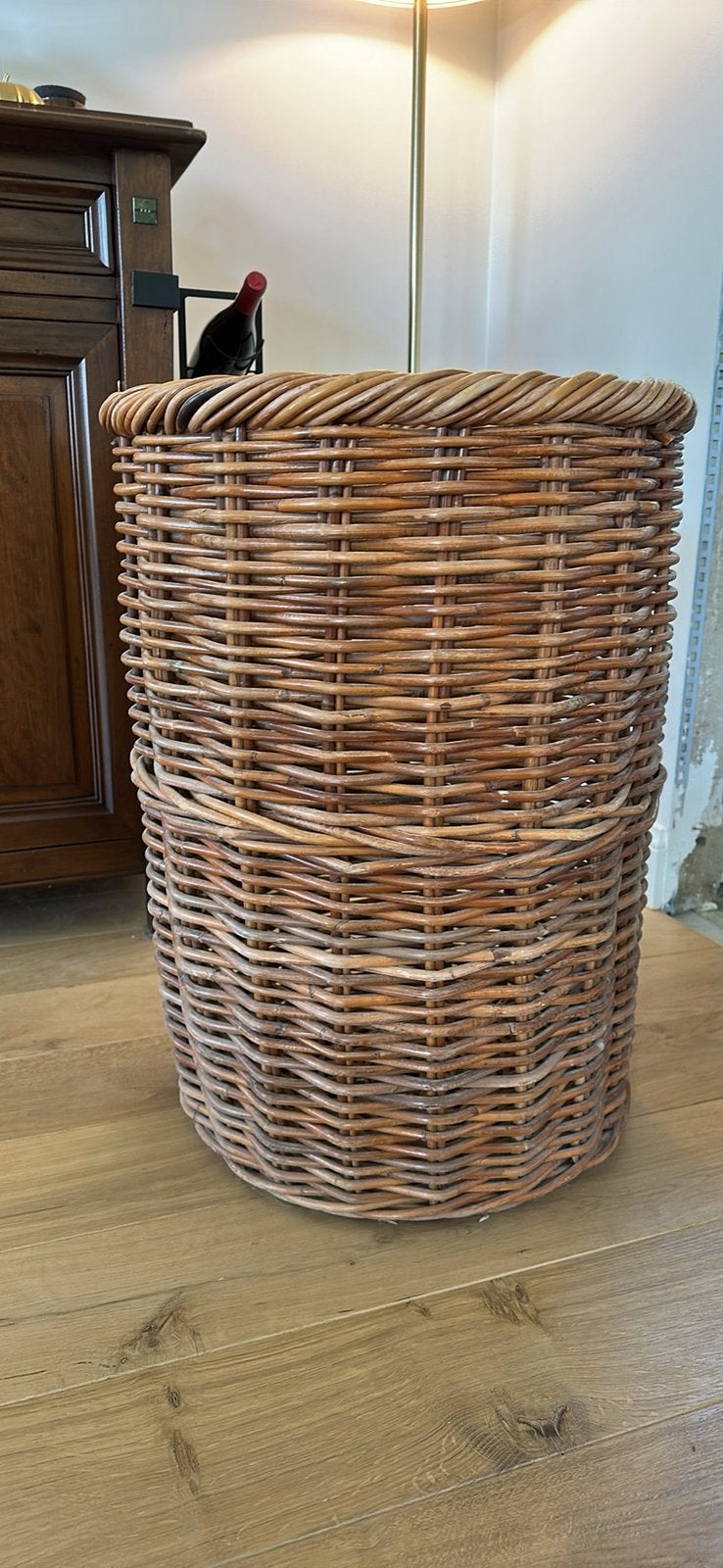 Grand panier - osier, Enlèvement, Comme neuf, Osier, Panier