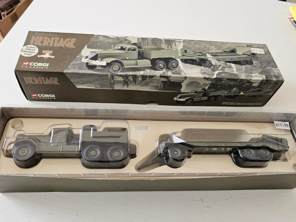 Transporteur de chars Corgi Classics à l'échelle 1:50, Enlèvement ou Envoi, Corgi