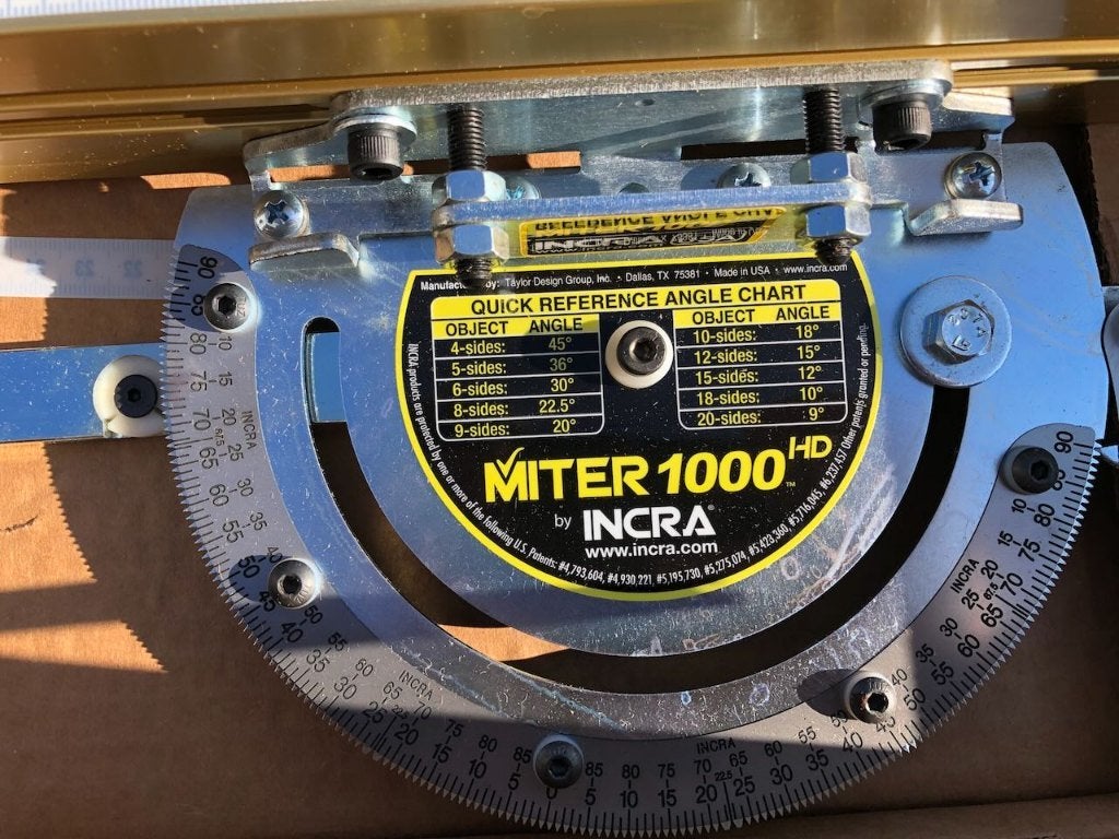 INCRA 1000HD calibre à onglet - Miter guide, Enlèvement ou Envoi, Neuf, Incra