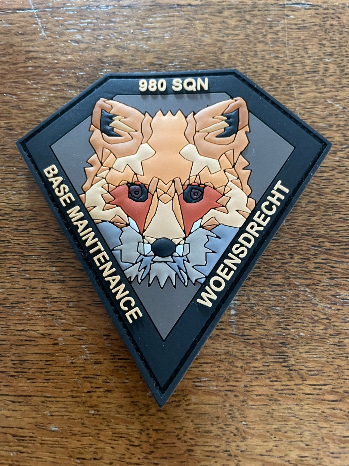 NL 980 SQN Woensdrecht patch pvc, Ophalen of Verzenden, Zo goed als nieuw, Patch, Badge of Embleem