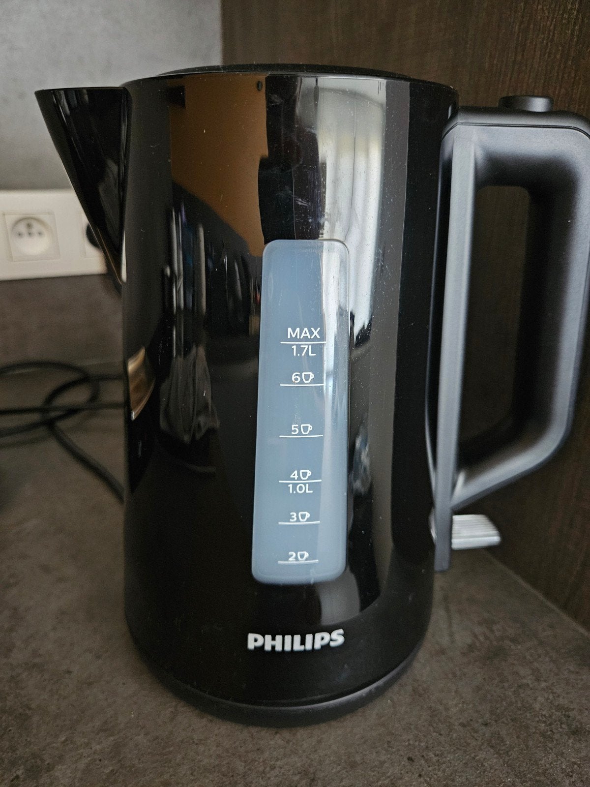 Water koker, zo goed als nieuw, zwart, Philips, Ophalen