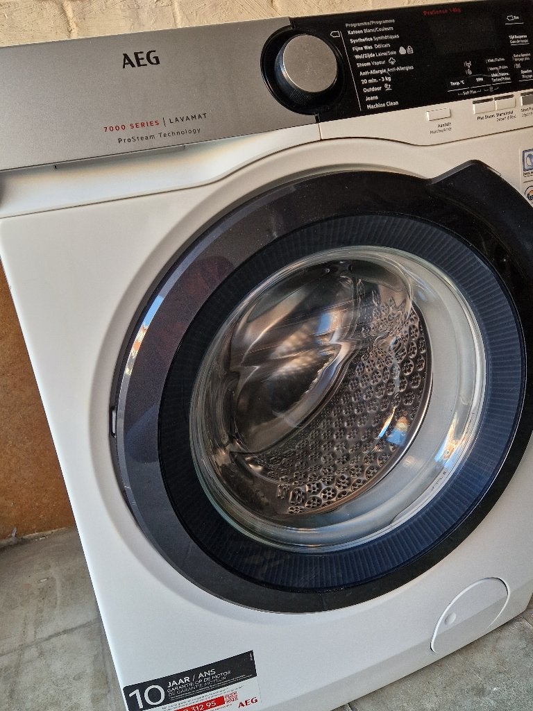 AEG 8kg A +++ wasmachine, Ophalen, Zo goed als nieuw, Voorlader